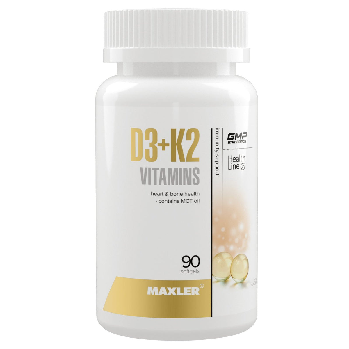 Maxler D3 + K2 Vitamins (90 softgels)