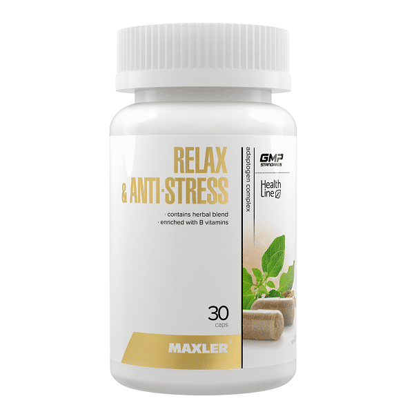 Maxler Relax & Anti-Stress 30 caps kaina