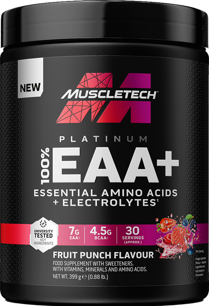 MuscleTech Platinum 100% EAA+ 399-401 grams fruit punch