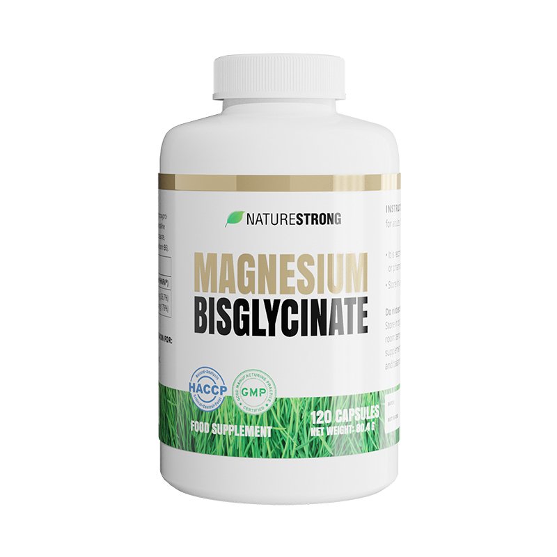 Naturestrong Magnesium Bisglycinate 120 caps kaina
