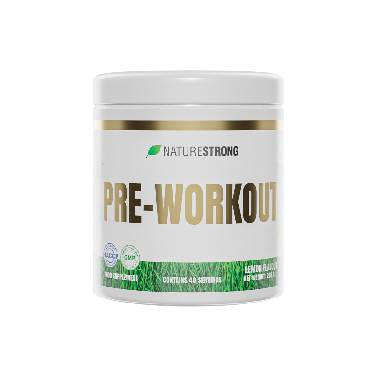 Naturestrong PRE-WORKOUT Lemon 260g kaina