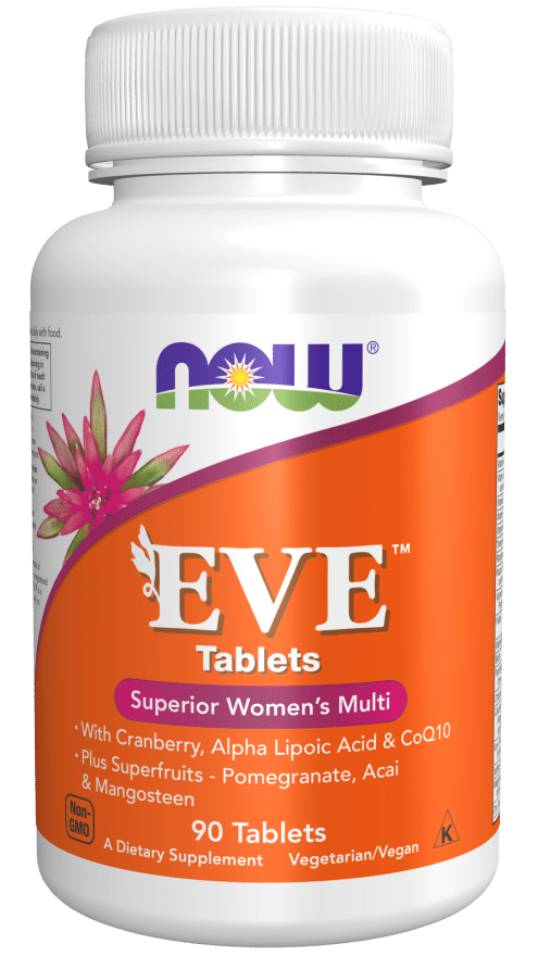 NOW Foods EVE 90 tablets Kaina