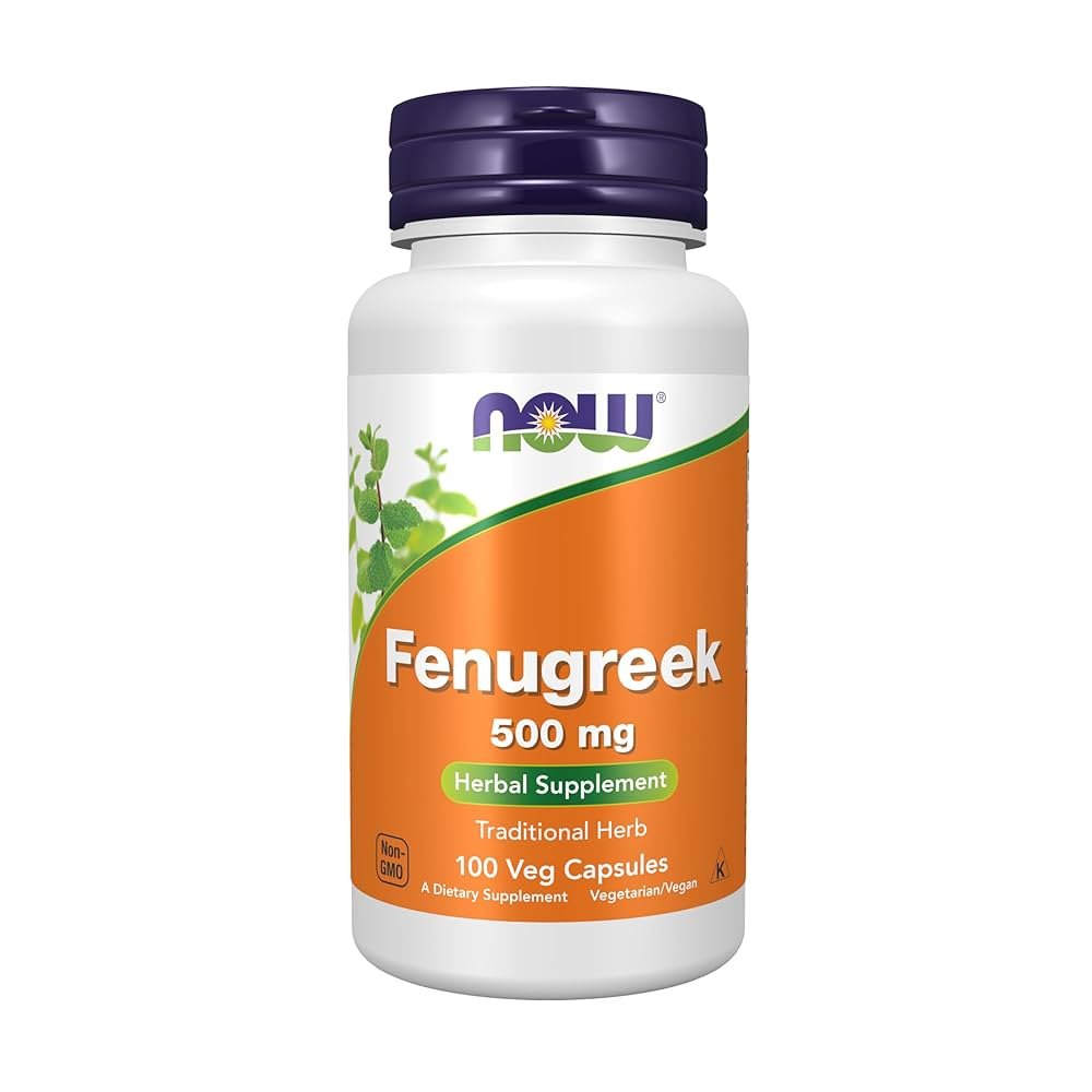 NOW Foods Fenugreek, 500mg - 100 vcaps