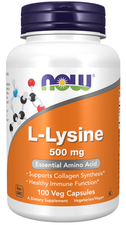 NOW Foods L-Lysine - 500mg - 100 vcaps price