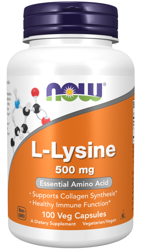NOW Foods L-Lysine - 500mg - 100 vcaps price
