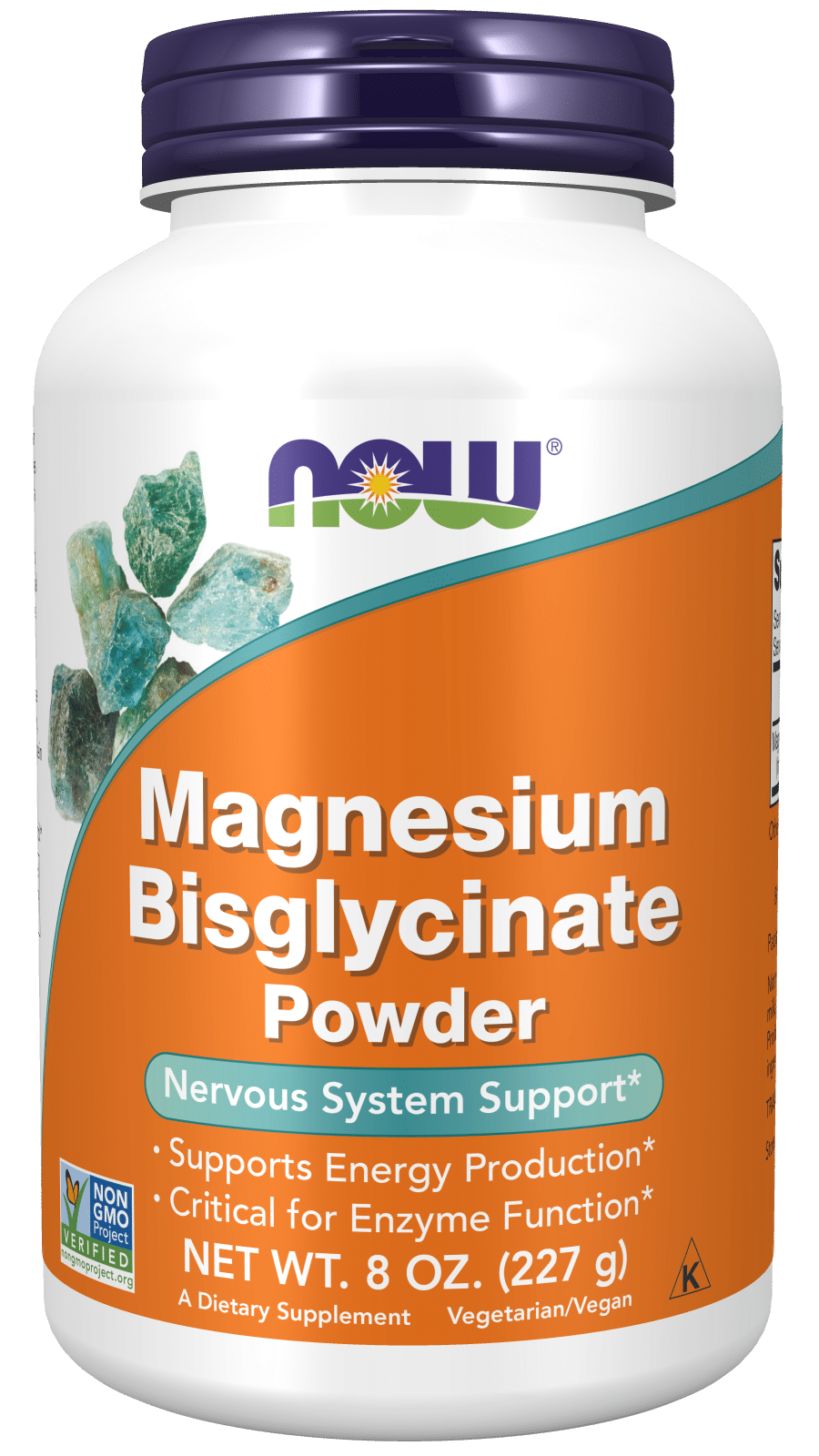 Now foods Magnesium Bisglycinate Powder - 227g kaina