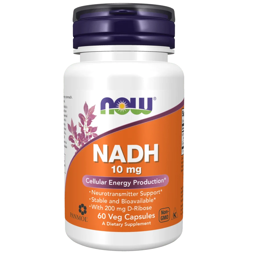 NOW-foods-NADH-Reduced-Nicotinamide-Adenine-Dinucleotide-10-mg-60-caps-kaina