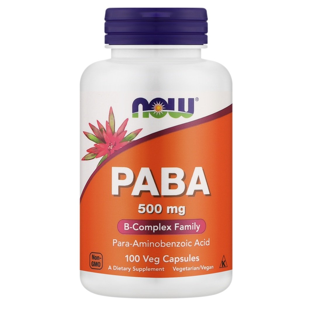 NOW Foods PABA 500mg 100caps