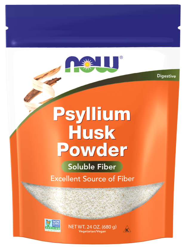 NOW FOODS Psyllium Husk Powder 680 g kaina akcija