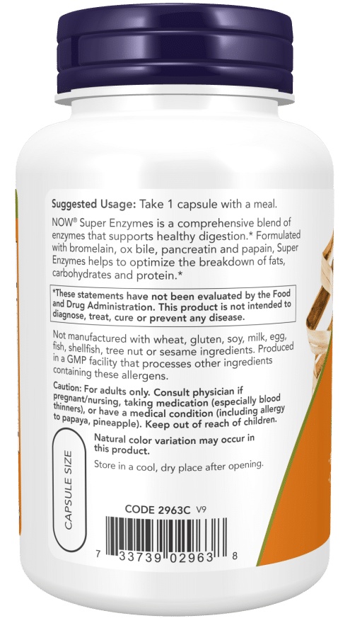 Now Foods Super Enzymes – 90 caps vartojimas
