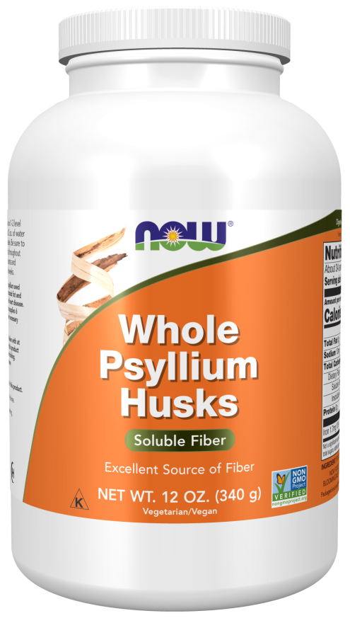 NOW Foods Whole Psyllium Husks, Powder - 340 grams kaina