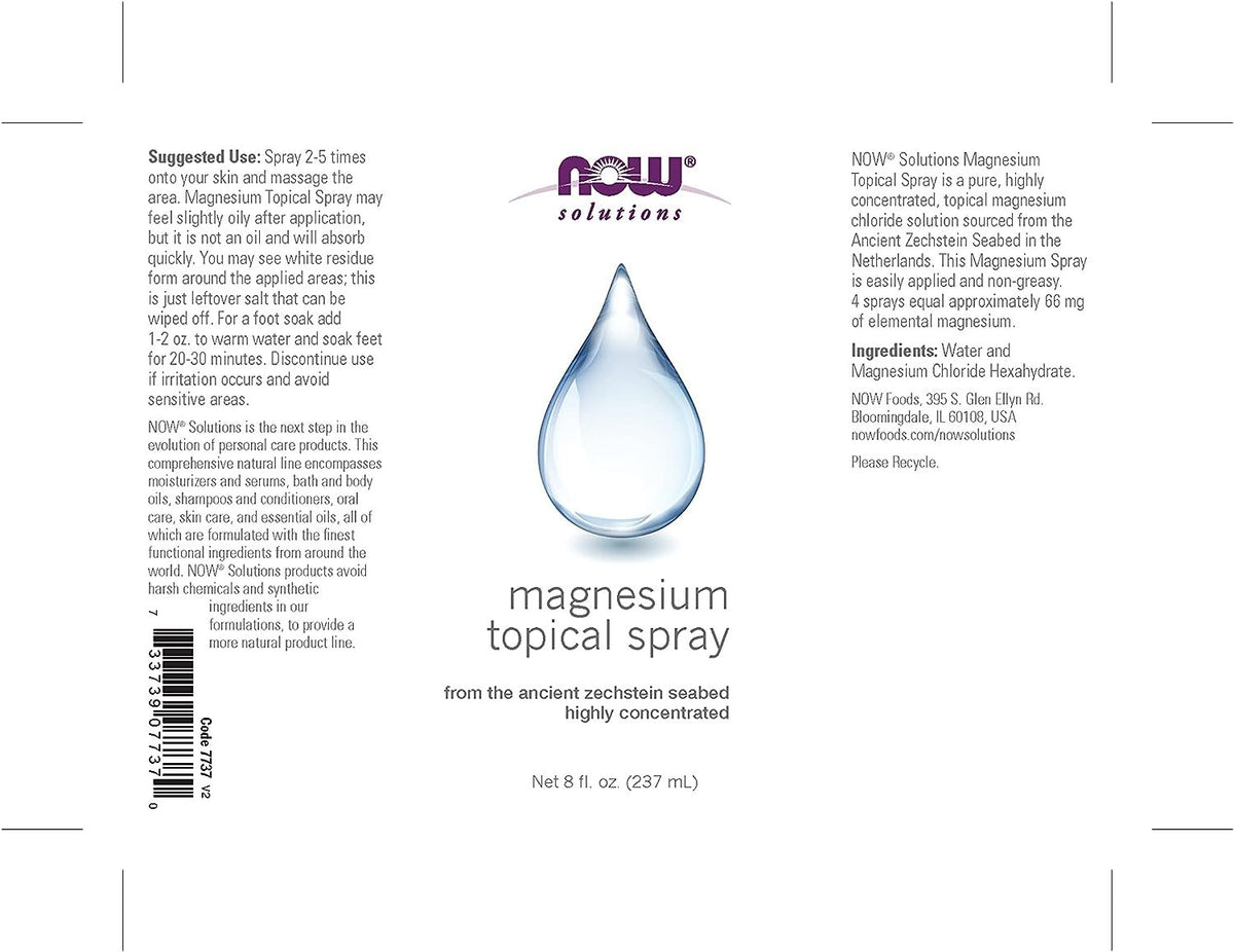 now magnesium spray etikete