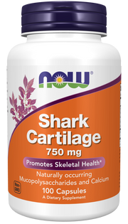 NOW Shark Cartilage 750mg 100 caps kaina