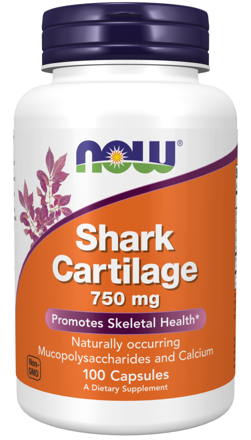 NOW Shark Cartilage 750mg 100 caps kaina
