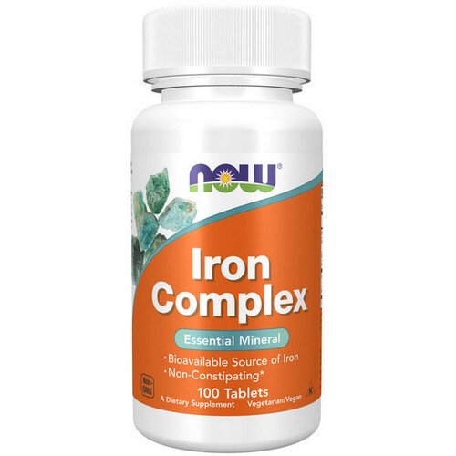 NOW® Iron Complex - 100tabs kaina