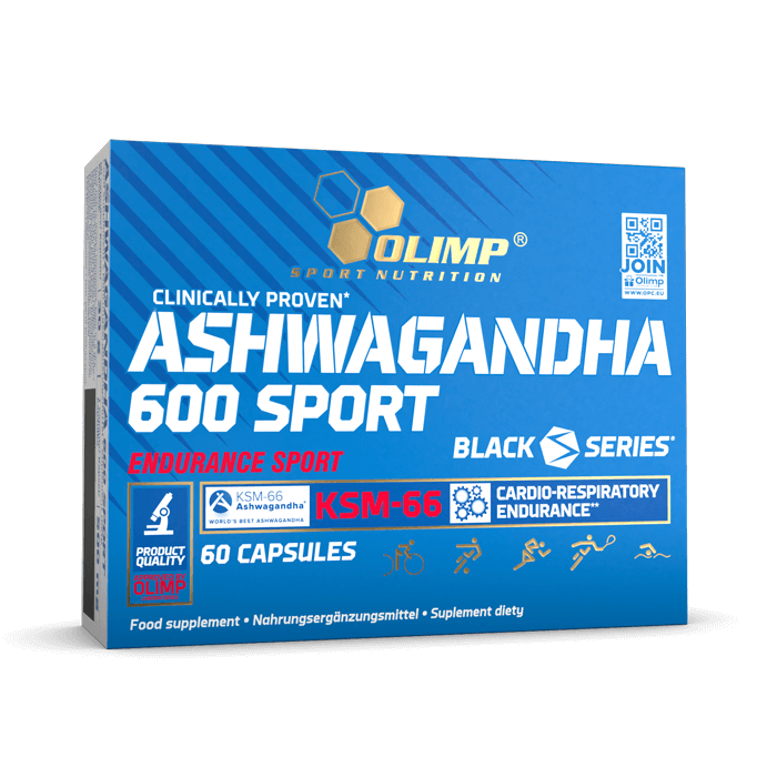 Olimp Ashwagandha 600 Sport KSM-66 60 kaps kaina akcija