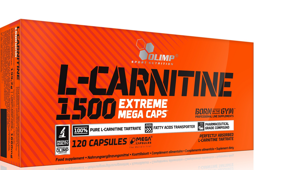 Olimp Nutrition L-Carnitine 1500 Extreme - 120 caps kaina