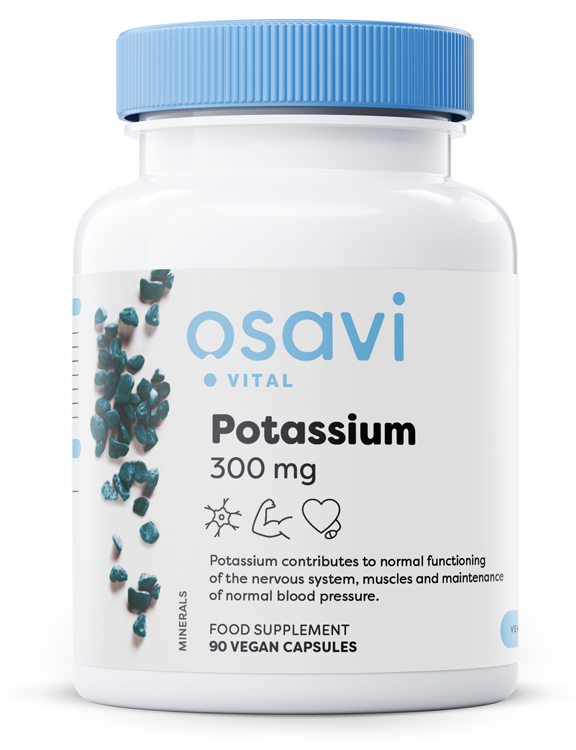 Osavi Potassium, 300 mg - 90 vegan capsules kaina