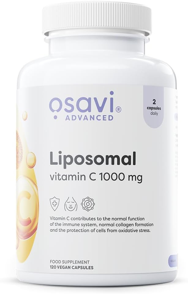 Osavi Liposominis vitaminas C – 1000 mg, 120 veganiškų kapsulių