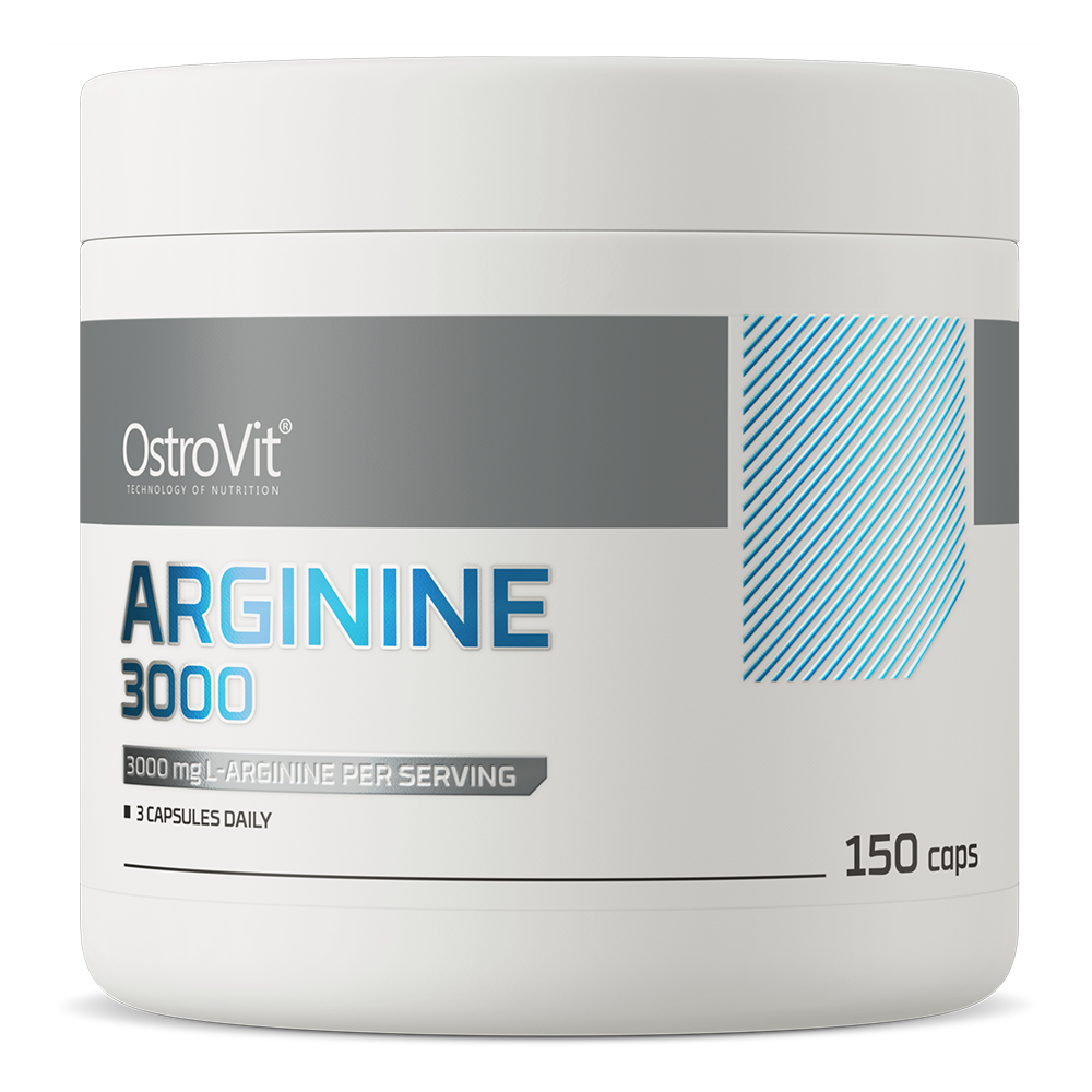 OstroVit Arginine 3000 mg 150 capsules kaina