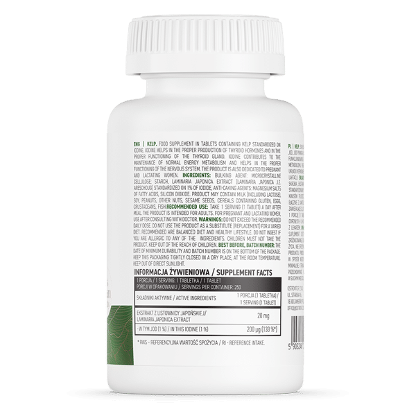 OstroVit-Kelp-250-tabs-sudetis
