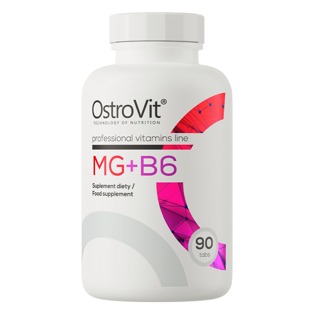 OstroVit Mg + B6 90 tablets kaina