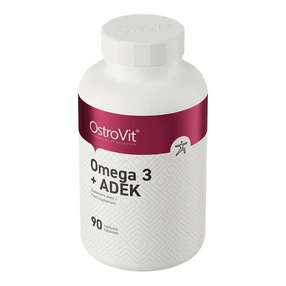 OstroVit Omega 3 + ADEK 90 capsules is virsaus