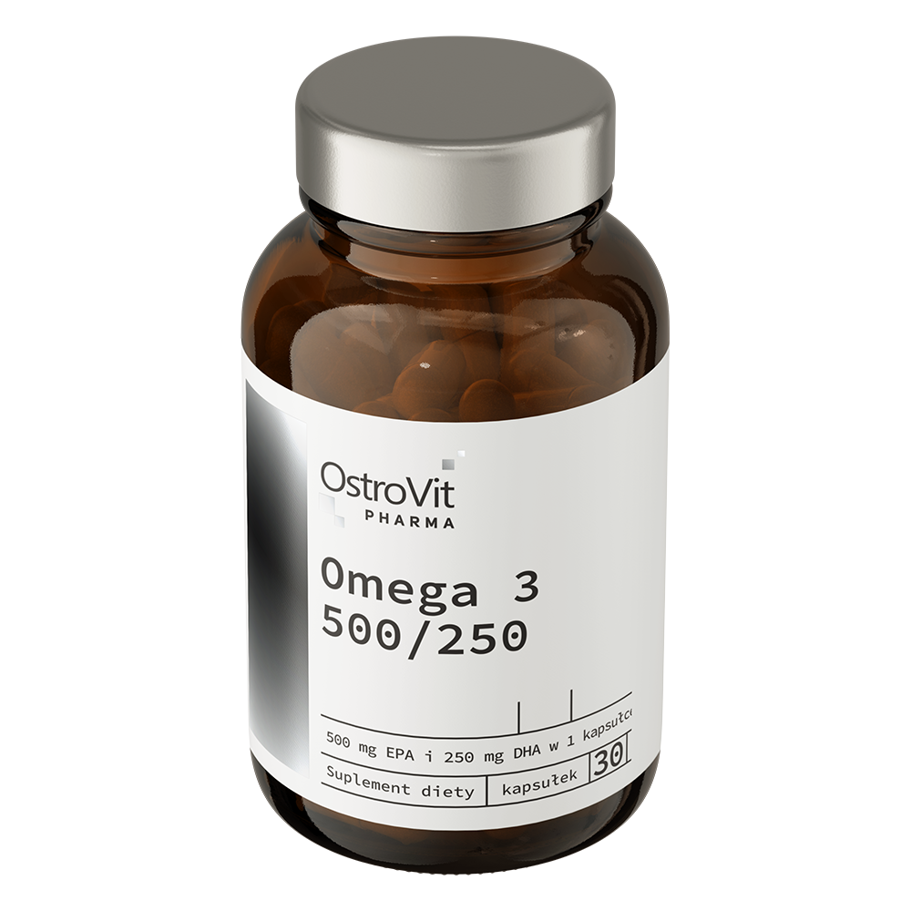 OstroVit Pharma Omega 3 500 - 250 30 softgels pirkti