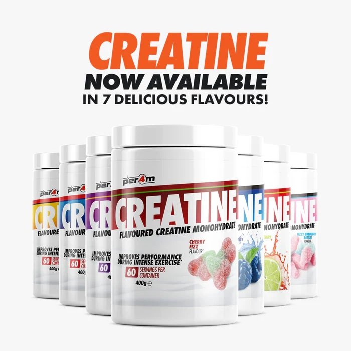 PER4M Flavoured Micronised Creatine - flavors