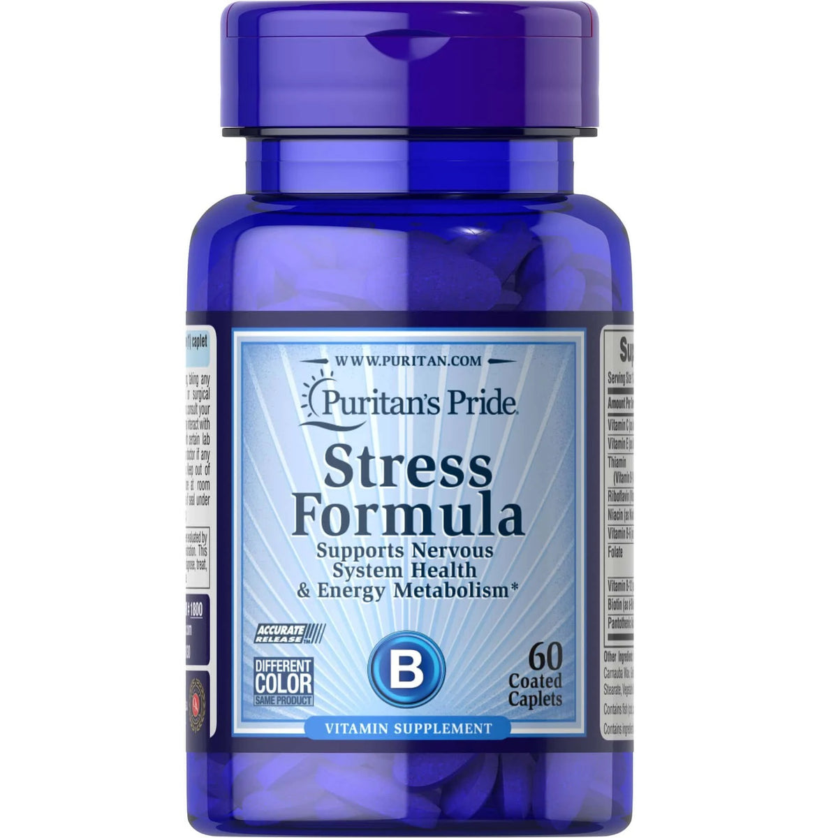 Puritan’s Pride Stress Formula – 60 kaplečių