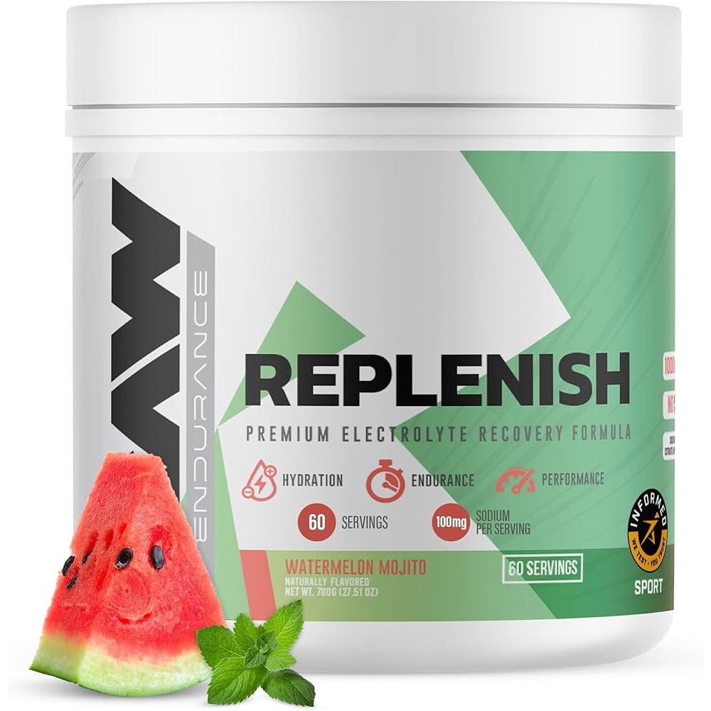 Raw Nutrition Replenish Tub, Watermelon Mojito - 780 grams