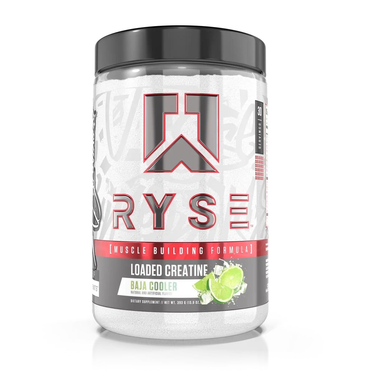 RYSE, Loaded Creatine, Electric Lemonade , 15.3 oz (435 g) kaina