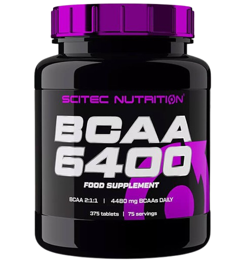 Scitec BCAA 6400 - 375 tab kaina