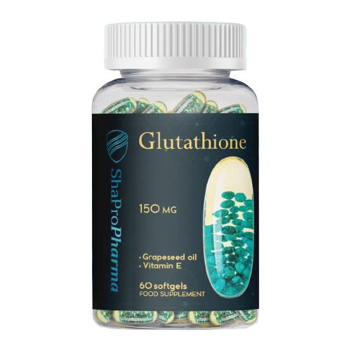ShaProPharma Glutathione 150mg 60 softgels kaina