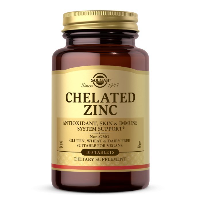 SOLGAR Chelated Zinc (100 tabl.)