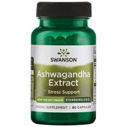 Swanson Ashwagandha Extract 450mg 60caps kaina