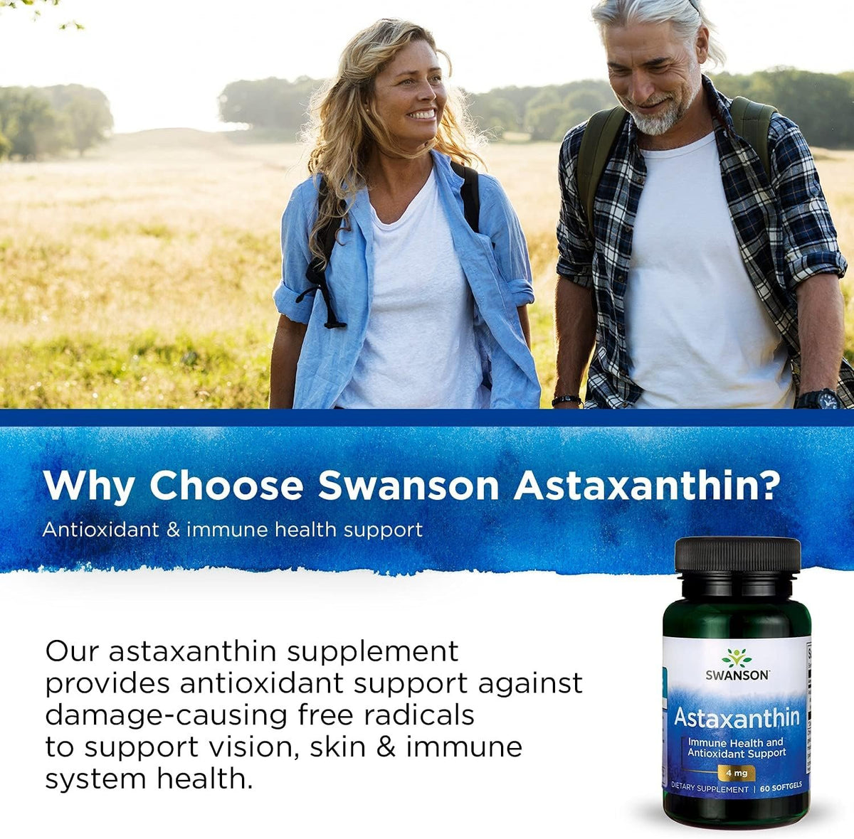 Swanson Astaxanthin 4mg 60caps pagyvensusim