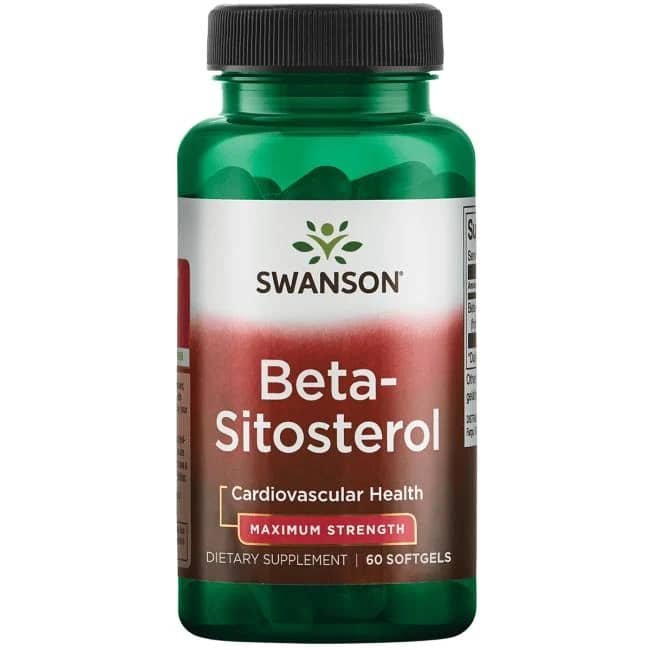 Swanson Beta-Sitosterol Maximum Strength 160 mg 60 softgels kaina