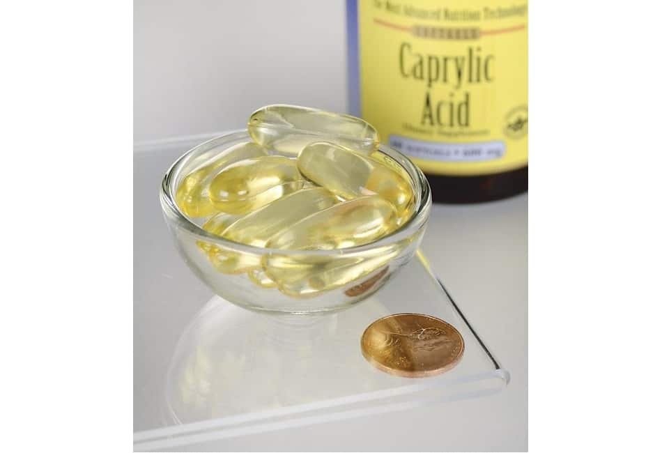 Swanson Caprylic Acid cap size