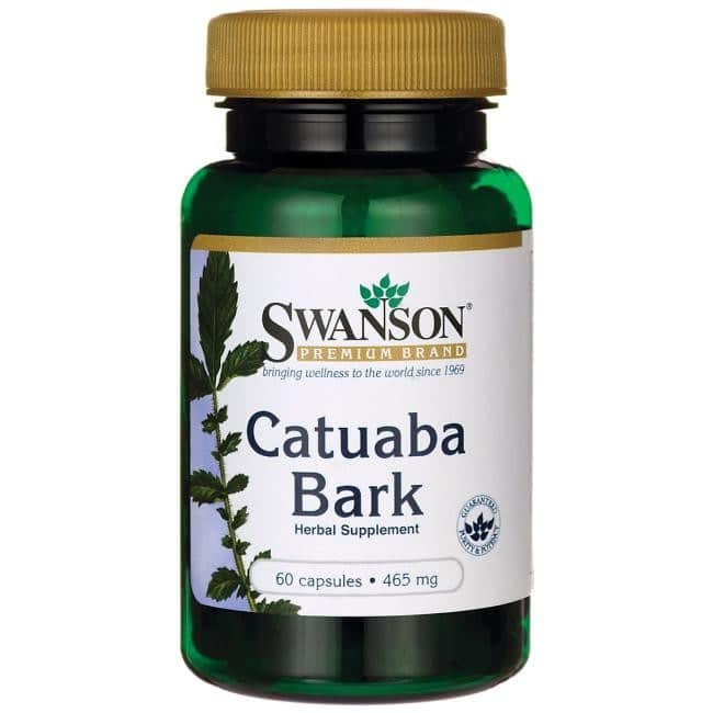 Swanson Catuaba Bark 465mg 60caps kaina