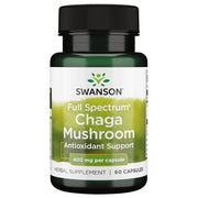 Swanson - Full Spectrum Chaga Mushroom 400 mg 60 caps kaina
