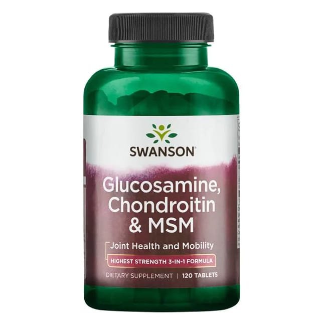 Swanson Glucosamine Chondroitin msm 120tabs
