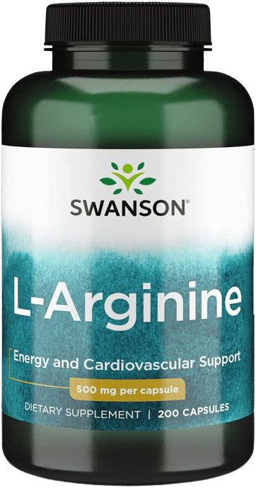 Swanson L-Arginine, 500mg - 200 caps