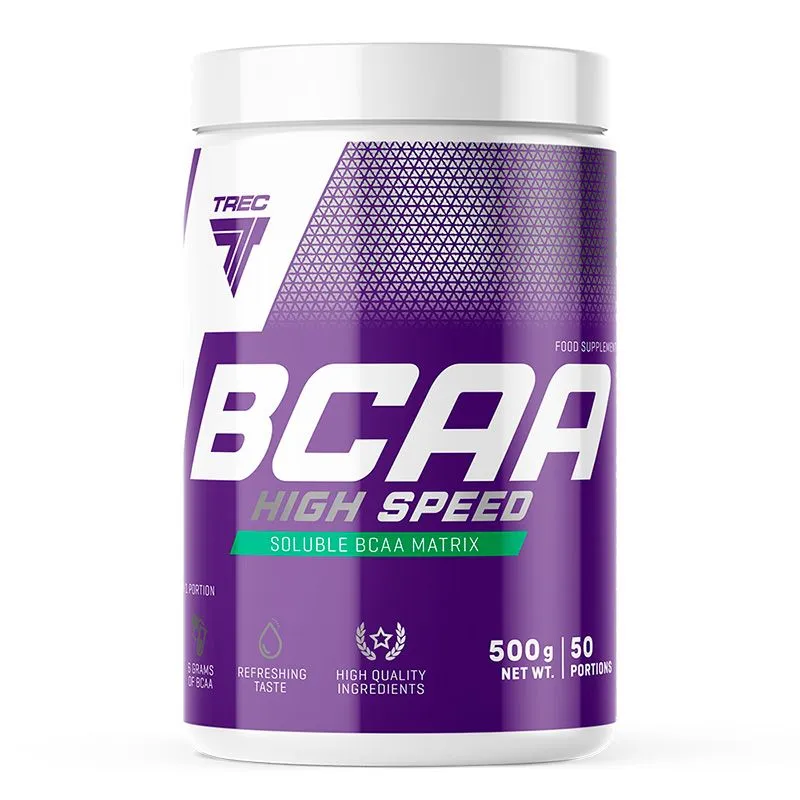 TREC BCAA HIGH SPEED 500g JAR kaina akcija