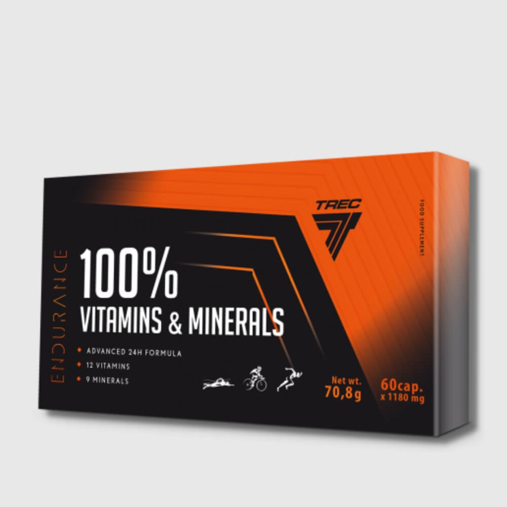 Trec Endurance 100% Vitamins & Minerals, 60 kapsulių