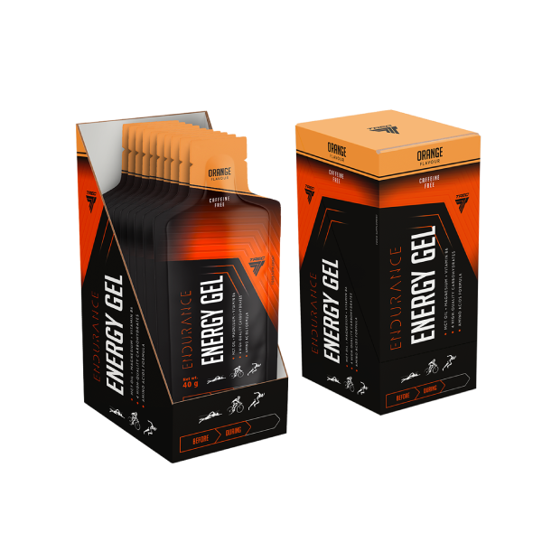 TREC ENERGY GEL 40g x10 box Orange kaina