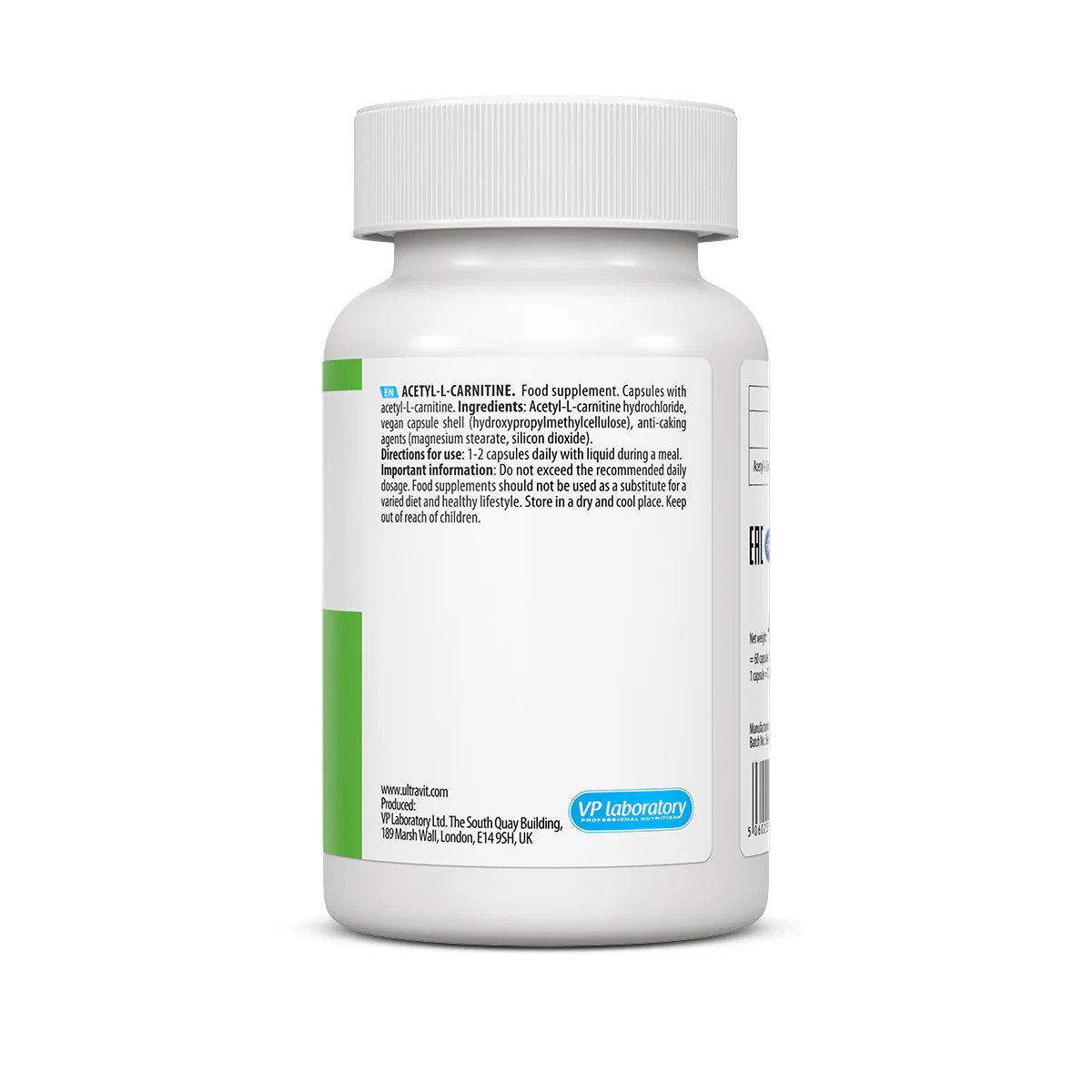 UltraVit Acetyl-L-Carnitine 60 capsules usage