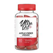 UltraVit Gummies Apple Cider Vinegar 60 pcs kaina