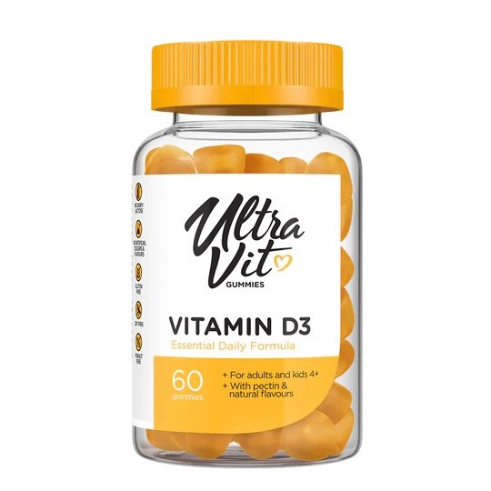 UltraVit Gummies Vitamin D3 60 gummies