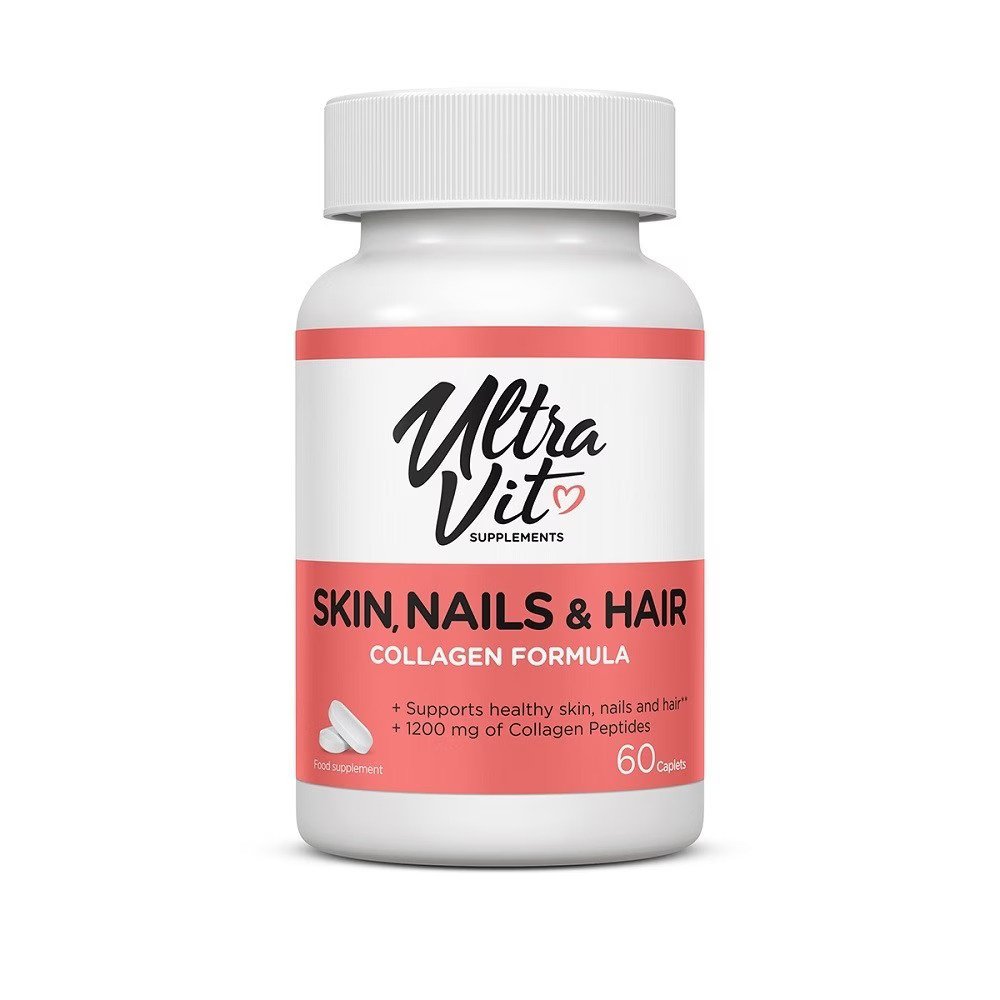 UltraVit Skin, Nails & Hair 60 caplets kaina